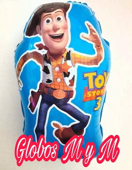Mu Eco Tama O Real De Woody Toy Story 3 Mascaras - Decoración para Fiestas Globos Papel metalizado Sin luces LED en Mercado Libre Argentina