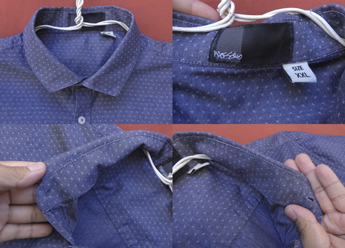 Camisa De Hombre, Marca Wassano, Talle Orma Chica= L (Usado)