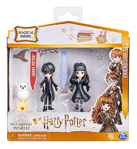 Harry Potter - Pack Da Amizade Amuletos Magicos Harry E Cho