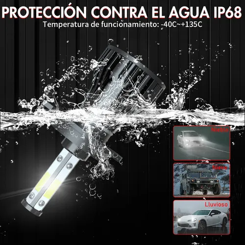 Kit De Faros Delanteros Csp Led Canbus 9003 H4 - 16000lm