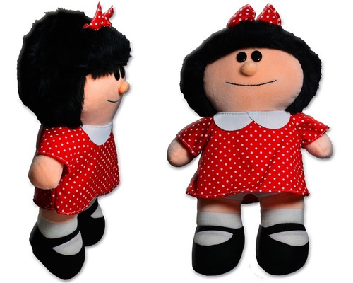 Peluche Mafalda Artesanal, Excelente, Calidad Y Diseño!!!