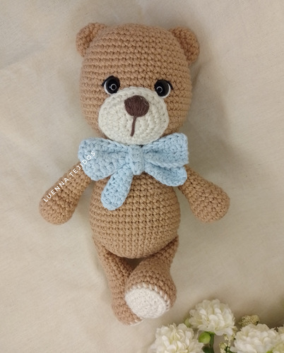 Oso Muñeco De Apego Amigurumi Bebe Peluche Tejido