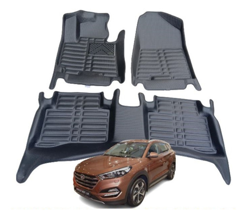 Funda De Piso 3d Hyundai New Tucson 2015-21 Calce Perfecto