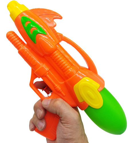 Pistola Lança Água 24cm Infantil  Color Reservatório 