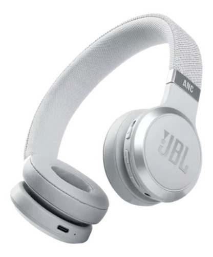 Audifonos Jbl Live 460 Bluetooth On Ear Noise Cancel Blanco!