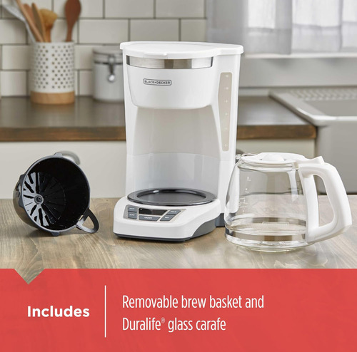 Cafetera Digital D 12 Tazas Black+decker Programable Cm1160w
