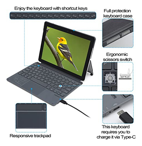 Funda De Teclado Qulose Para Surface Go 3 2021/surface Go 2