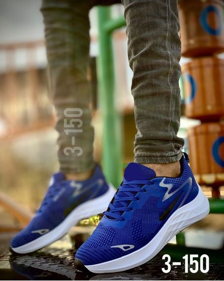 Tenis Azules Hombre | MercadoLibre 📦