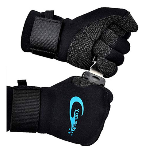 Mod-168 Unidadm Anti-slip Neoprene Five Finger Warm Gloves