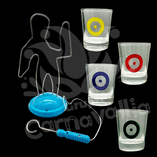 Juego Shots Toques Reunión Fiesta Retos Drinks 4 Caballitos