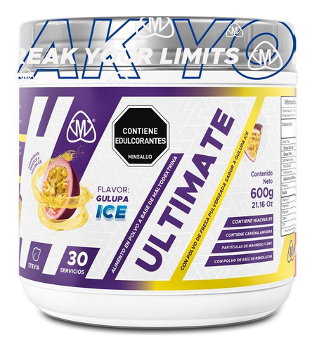 Ultimate/pre-workout - Unidad a $108000