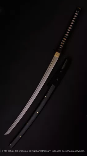 Espada Samurai Katana Kensei Sakura Damasco Temple Completo