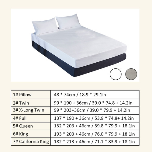 Sábana Bajera Ajustable, Funda De Colchón O Almohada Sólida,