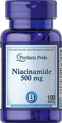 Unidad 's Pride Niacinamida 500 mg-100 tabletas