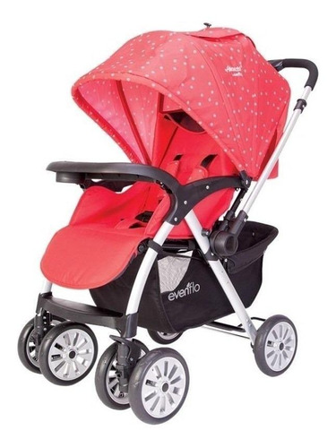 Carriola de paseo Evenflo Advanced Orion rojo con chasis color plateado