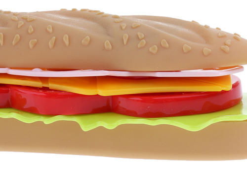 Imagen 3 de 5 de Juguete De Comidas Rápidas De Simulación Hamburguera