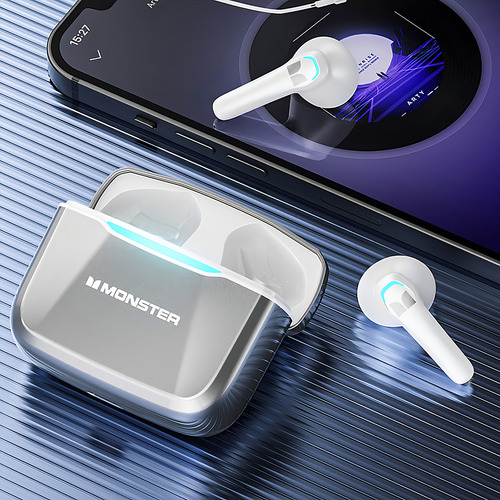 Fones de ouvido ergonômicos sem fio Monster Gt11 Tws