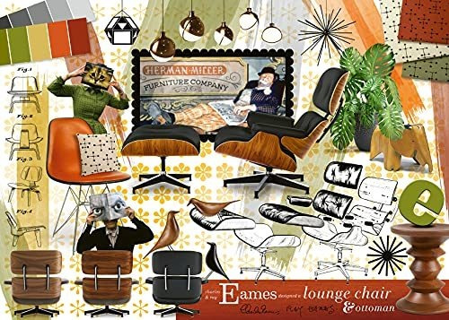 Ravensburger Eames Diseño Clásico 1000 Piezas Q59vh