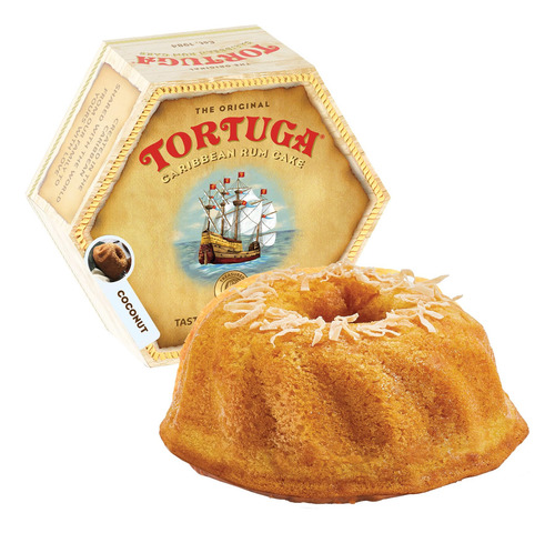 Pastel De Ron De Coco Caribeño 450 G Regalo Gourmet