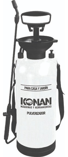 Pulverizador Fumigador Manual 8 Lts Konan Color Blanco