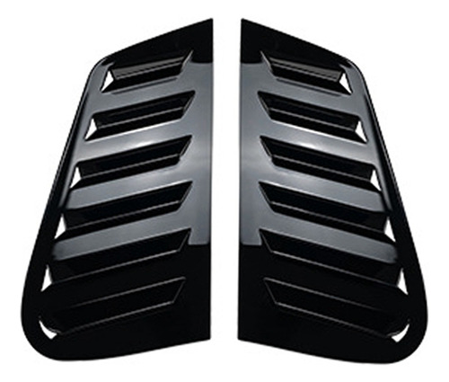 Janela Traseira Do Carro Louver Shutter Side Vent Cover Trim