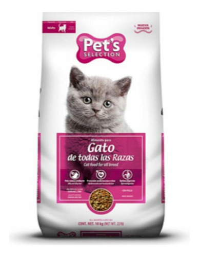 Alimento Para Gato Pets Selection 10 Kg Msi