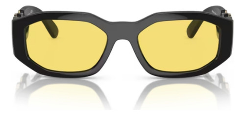 Lentes Versace Biggie Lentes Amarillas De Lujo Ve4361 Gb1/85 Único Amarillo Negro Negro
