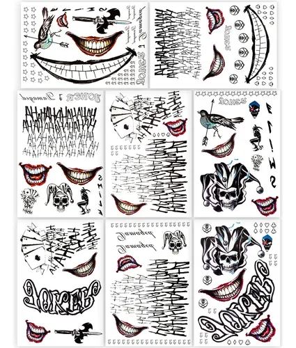 8 Tatuajes Joker Reales Y Duraderos