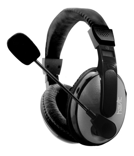 Imagen 3 de 7 de Audífonos Gamer Alámbrico 3.5mm Gris Havit Hv-h139d
