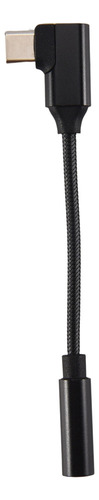 Adaptador De Auriculares Usb C A 3.5 Mm De 90 Grados Tipo C