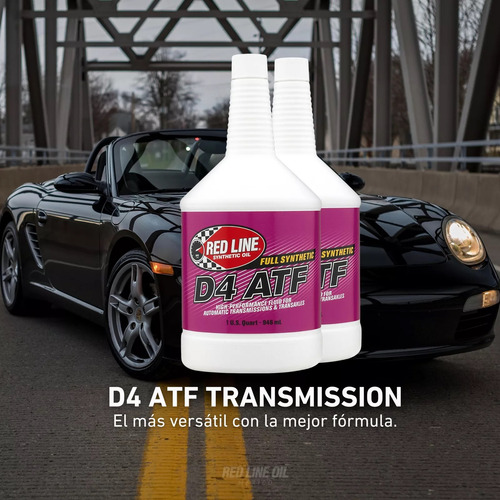 Aceite Sintetico Red Line D4 Atf Transmision Automatica 1pz