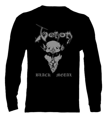 Polera Manga Larga Venom - Ver 05 - Black Metal