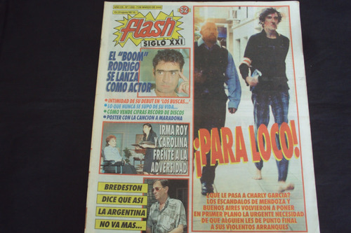 Revista Flash # 1033 (7/3/00) Tapa Rodrigo Bueno