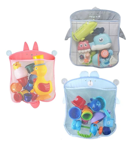 Cesto Para Brinquedos Banheiro Infantil Organizador Ventosa