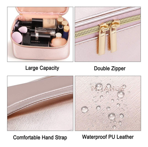 Bolsa De Cosméticos De 3 Piezas, Portátil, Multifuncional,