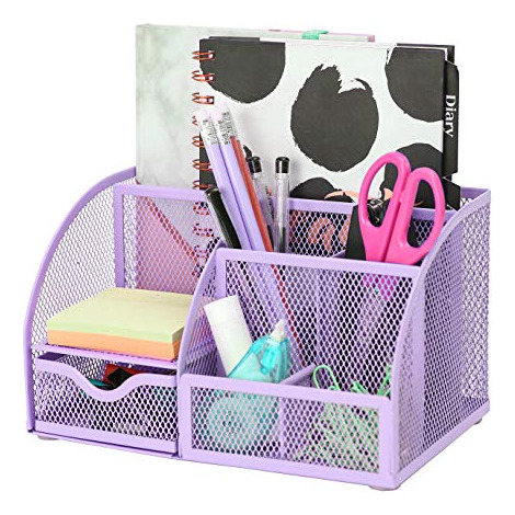 Exerz Desk Organiser/mesh Desk Tidy Candy/pen Ddz1m