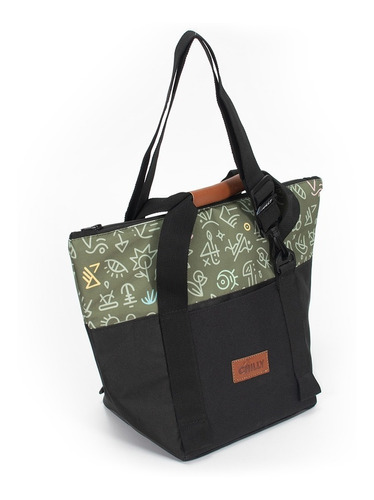 Bolso Térmico 10 Lts Diseño Doodle Wall Chilly