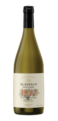 Imagen 1 de 10 de Vino El Esteco Old Vines 1945 Torrontés 750ml.