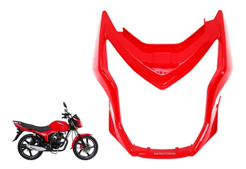 Cubiertas Frontal De Faro Rojo Italika Ft150gts Motocicleta