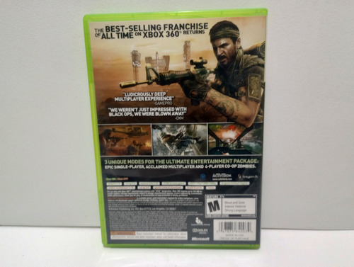 Call Of Duty Black Ops Xbox 360 Original Fisico (Reacondicionado)