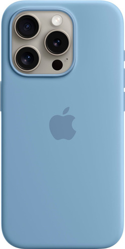 Silicona Magsafe Original  iPhone 15 Pro Sky Blue