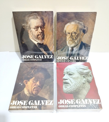 José Gálvez - Obras Completas / 4 Tomos 
