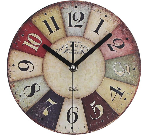 Timelike Reloj De Pared De Madera Mdf Reloj Decorativo Redon
