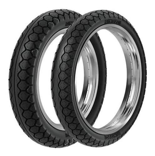 Par Pneu 3.25-16 E 90/90-18 Pd29 Rinaldi Intruder 125 Kansas