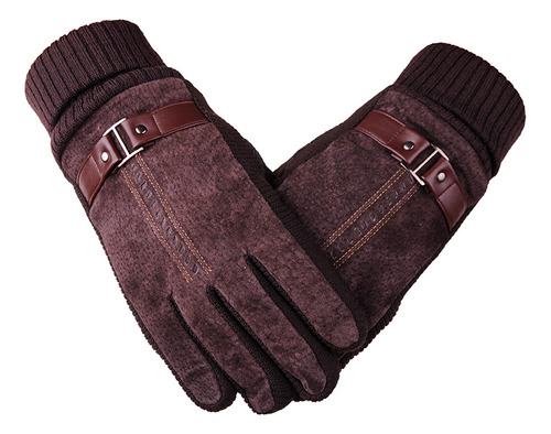 Guantes De Cuero Para Calentar Los Guantes En Bicicleta