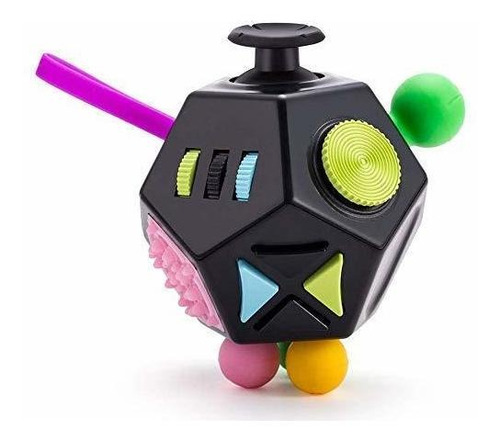 12 Lados Fidget Cube Toys, Alivia El Estrés Y La Ansiedad Pa