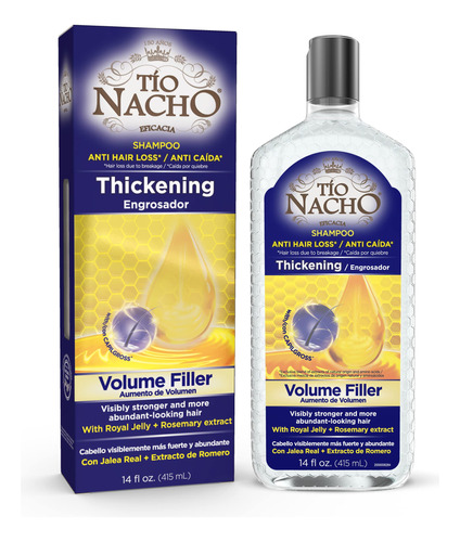 Tio Nacho Shampoo Engrosador Aumento De Volumen- Anticada 14