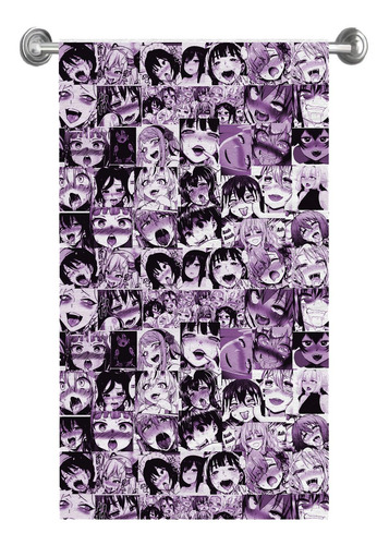 Toalla De Baño Ahegao, Anime, Personalizable