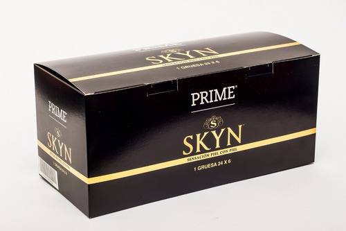 Preservativos Prime Skyn X144 Unidades Sin Latex Mas Calor