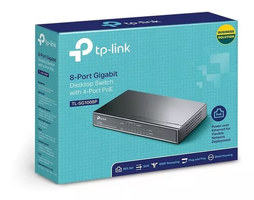 Tp-Link Switch Sobremesa 8-Puertos 10/100/1000Mbps